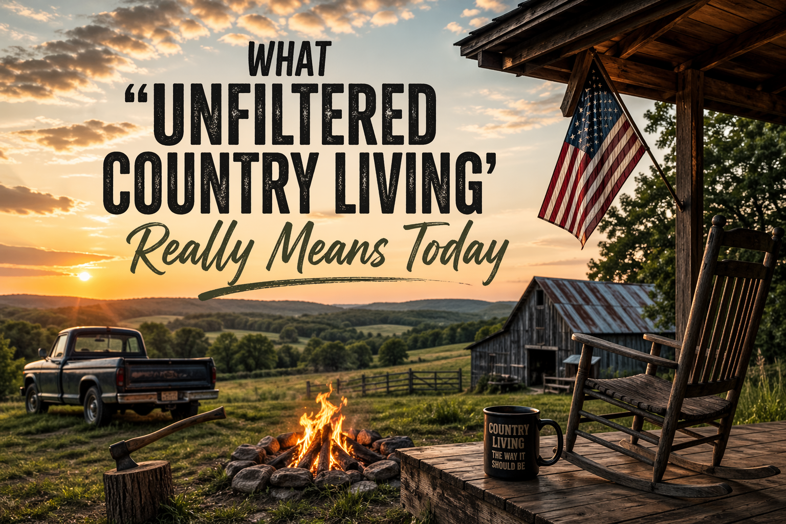 What “Unfiltered Country Living” Really Means Today
